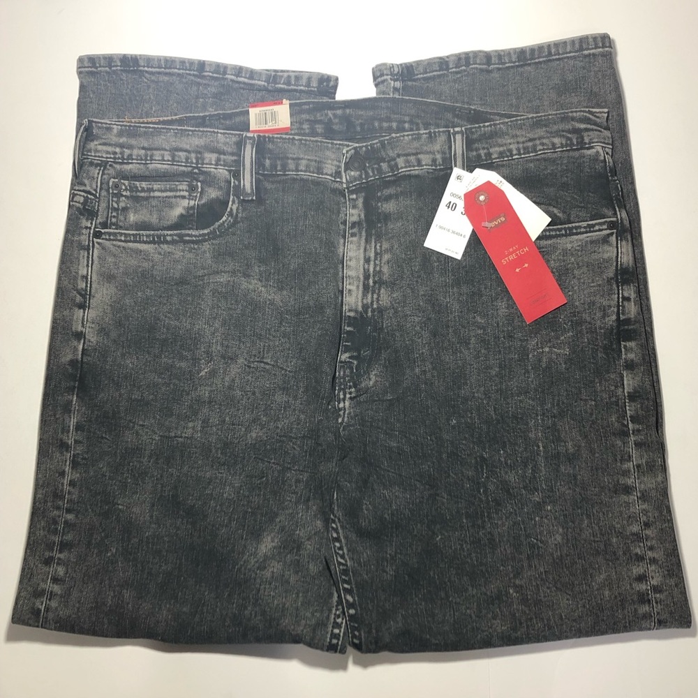Levi’s 569 Loose Straight Fit Black & Gray Jeans - Picture 6 of 8